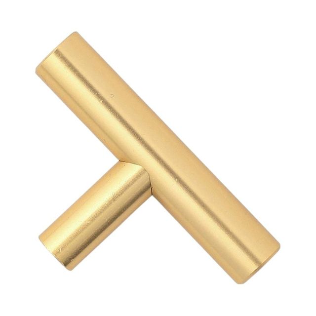 솔리드 일자 가구손잡이 (2p 60mm 골드)
