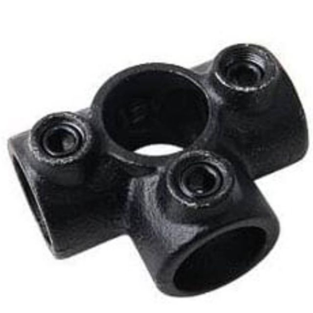 파이프클램프 21.3mm 흑색 파이프연결 조인트 배관클램프