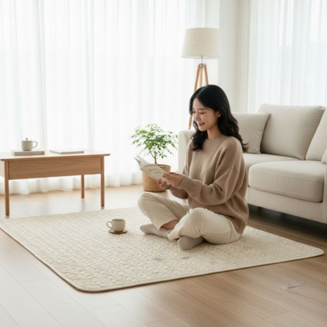 미끄럼방지 대형 거실 러그 카페트 물세탁 가능 침실 인테리어 특대형