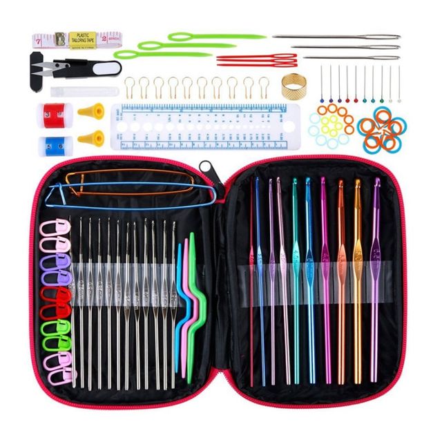 목도리 장갑 니트 DIY 뜨개질 바늘 코바늘 세트