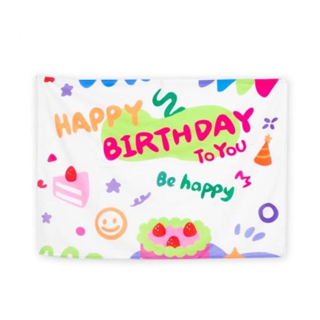 감성 B타입 스케치 생일파티 현수막 - PW