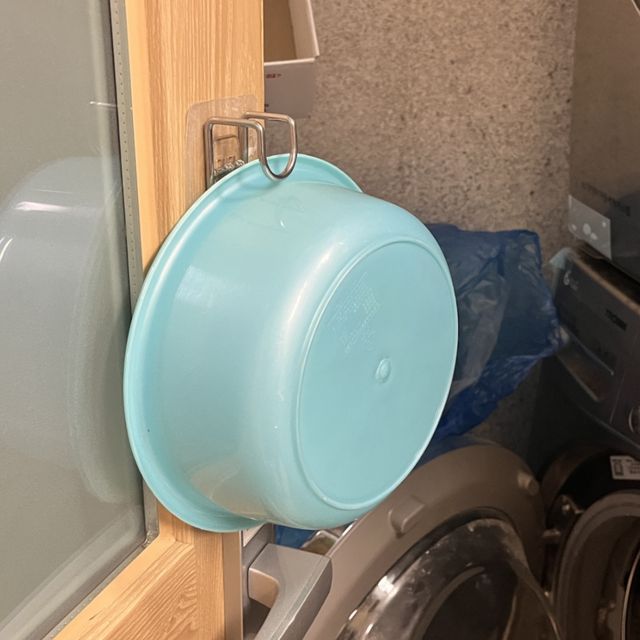 벽부착 세수대야걸이