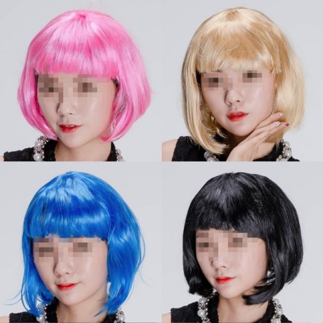 단발 가발 머리가발 응원가발 경품 행사