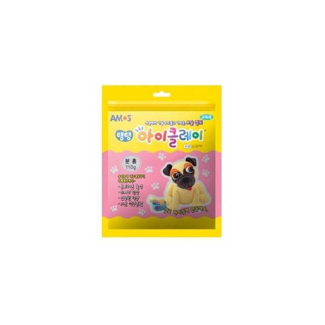 아모스 6000 탱탱아이클레이 110g 분홍 (50개입)