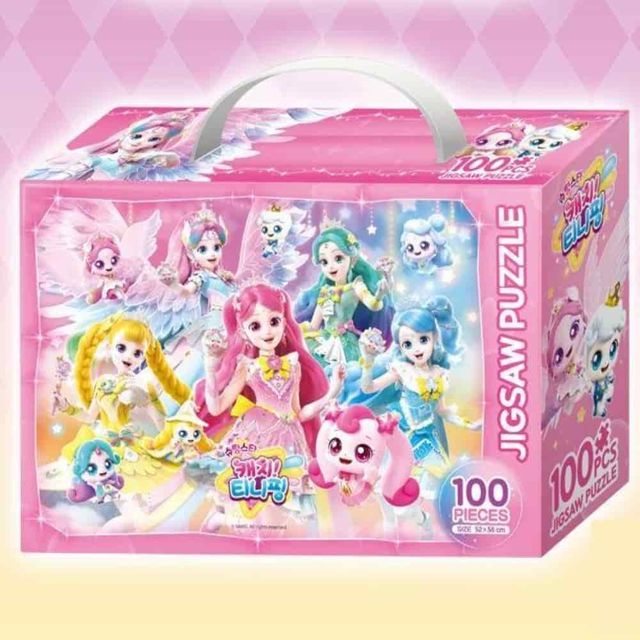 캐치티니핑 직소퍼즐 100pcs 캐치티니핑퍼즐 컬러퍼즐 조각맞추기 캐릭터퍼즐