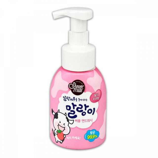 TBZ IS-M 샤워메이트 버블 핸드워시 딸기우유향 300ml -TJ
