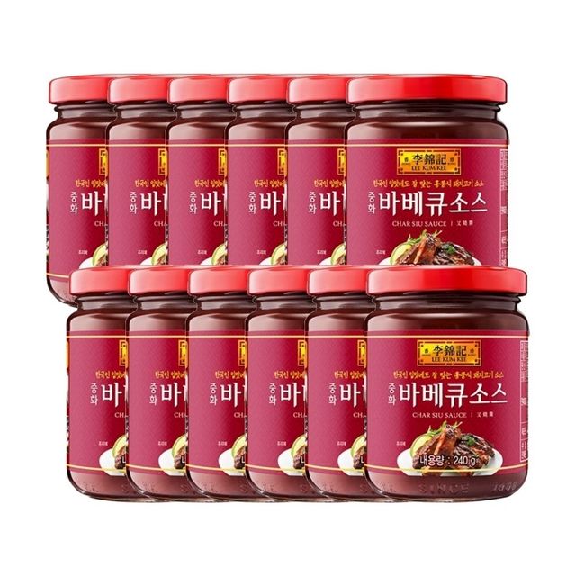 이금기 중화 바베큐소스 240g 12개 - 달콤짭짤한 중화풍 바베큐 맛