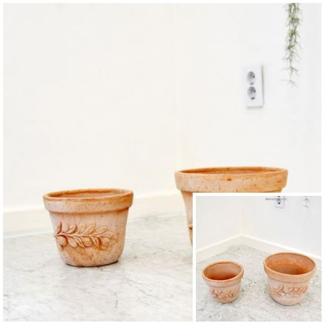이탈리아 수제토분올리브 1호 20x15cm 야외화분 베란다화분 정원화분 실내화분