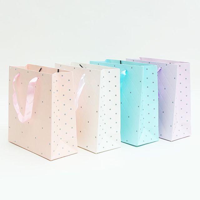 혜명몰 러블리쇼핑백(소)20x20x8_10매입 쇼핑백종이 종이쇼핑백 종이백 작은쇼핑백 미니쇼핑백