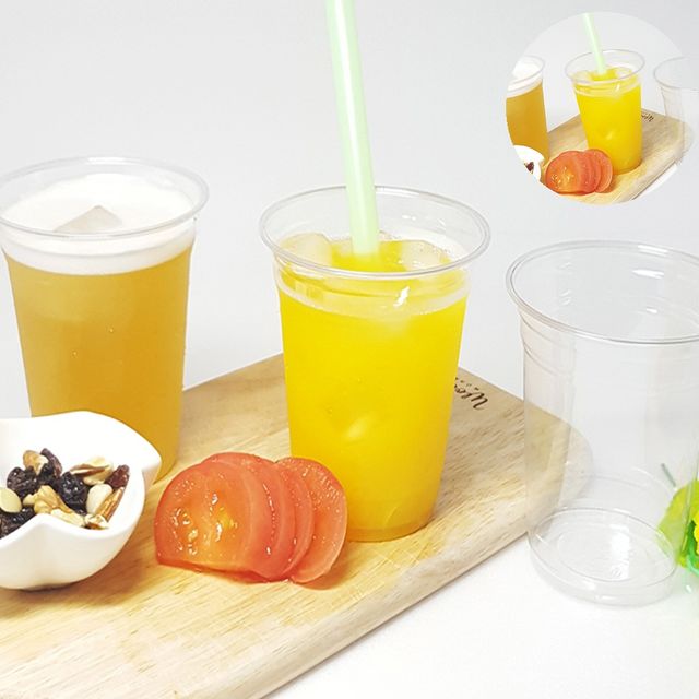 카페컵 카페일회용컵 투명 아이스컵 480ml 10P