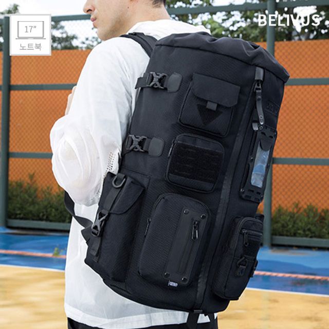빌리버스 BSZ510 17인치 노트북 수납 남자 백팩