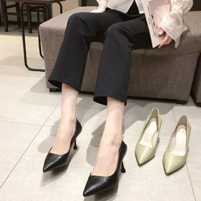 펌프스 데일리 정장구두 가을 여자구두 7cm구두