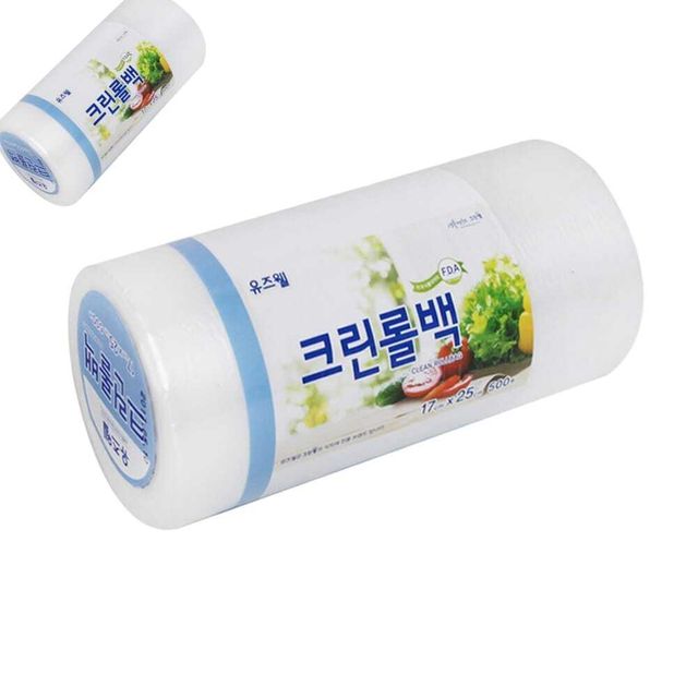 위생 롤백 비닐봉투, 주방 소형 방수 포장용 500매