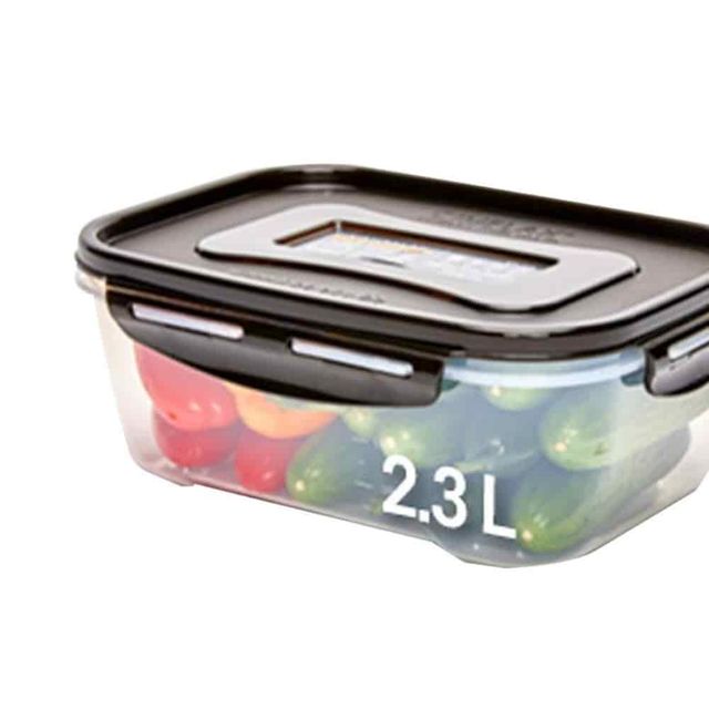 냉장고 밀폐용기 2.3L, 사각 반찬통 김치통 세트