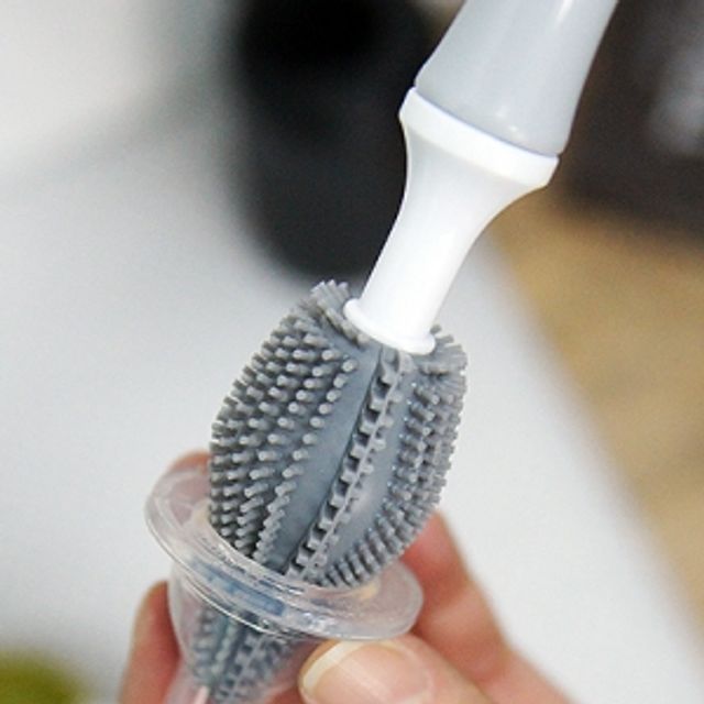 레티아 실리콘 꼭지솔 젖병 브러쉬 분유병 꼭지