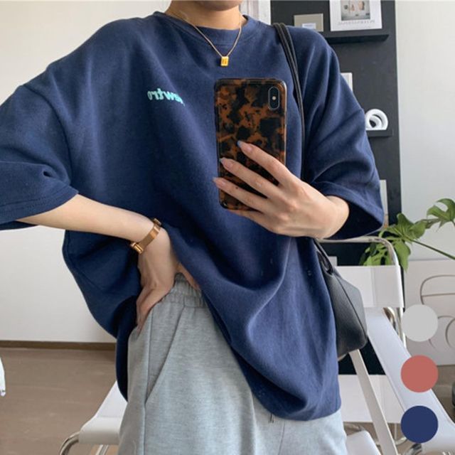 신상 오버핏 여자티 긴팔 여성티셔츠 라운드티셔츠