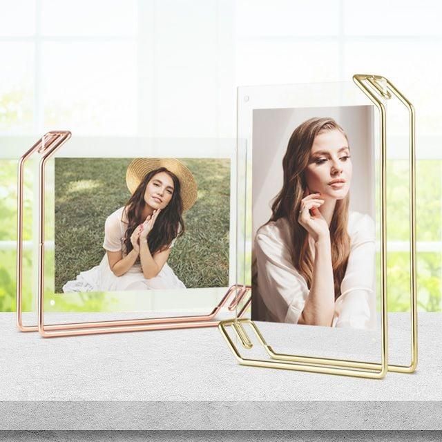 리브리움 제작 아크릴 탁상 틀 프레임 중 액자 투명 웨딩