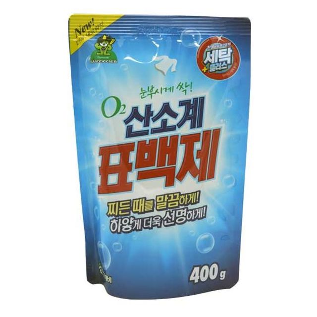 산도깨비 표백제 400g, 찌든때 얼룩 제거 세탁 세제