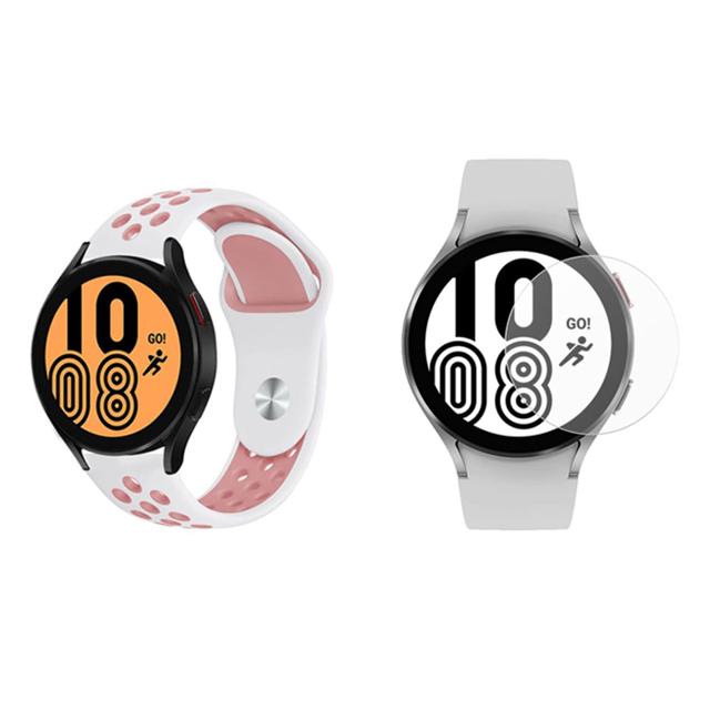 갤럭시워치 42mm 쿨워터 스트랩+강화유리 1매