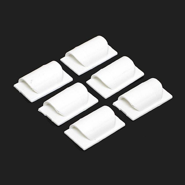 TBZ 깔끔한 케이블 선 정리기 화이트 6개입 전기선정리