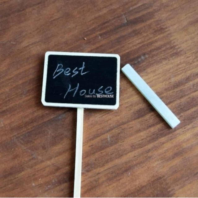 가든마커 14개 67X4X11mm 식물네임택 화분이름꽂이