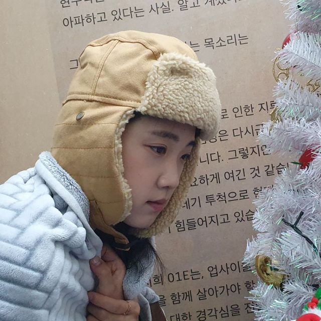 귀달이 방한모 뽀글이 군밤모자 브라운