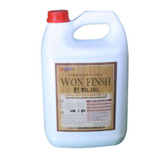 원휘니쉬 마루 코팅제 3.75L 목재 원목 바닥 광택제 청소 광택 건물청소