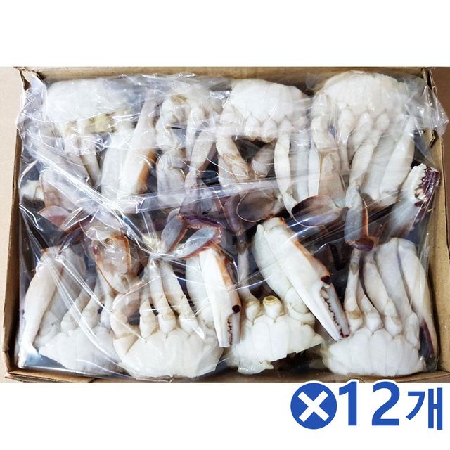 절단꽃게 (L 450g) x12개 해물라면 꽃게라면 꽃게탕