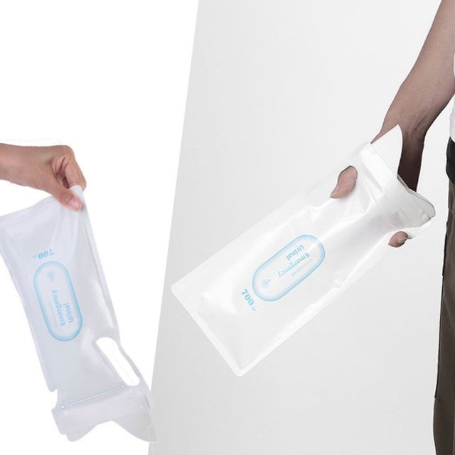 병자용소변기 입원실 밀봉 휴대가 간편한 비닐요강