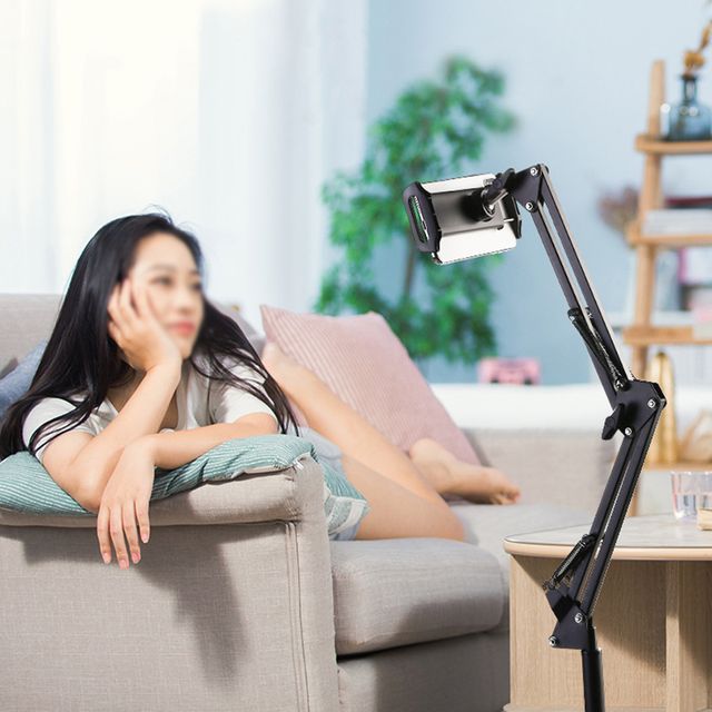 편안한관람 스탠드 핸드폰 태블릿 거치대 로봇팔타입 - 유연 각도 조절 가능