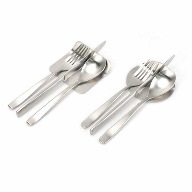 스텐 식기 받침 원형 커트러리정리함 수저받침 양식커트러리