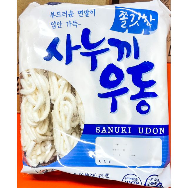 이츠웰 사누끼우동면 230g x5입 + 쯔유 - 일식 우동 세트