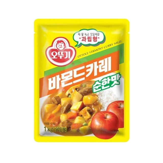 1kg 오뚜기 바몬드카레 순한맛 순한맛카레 카레 카레