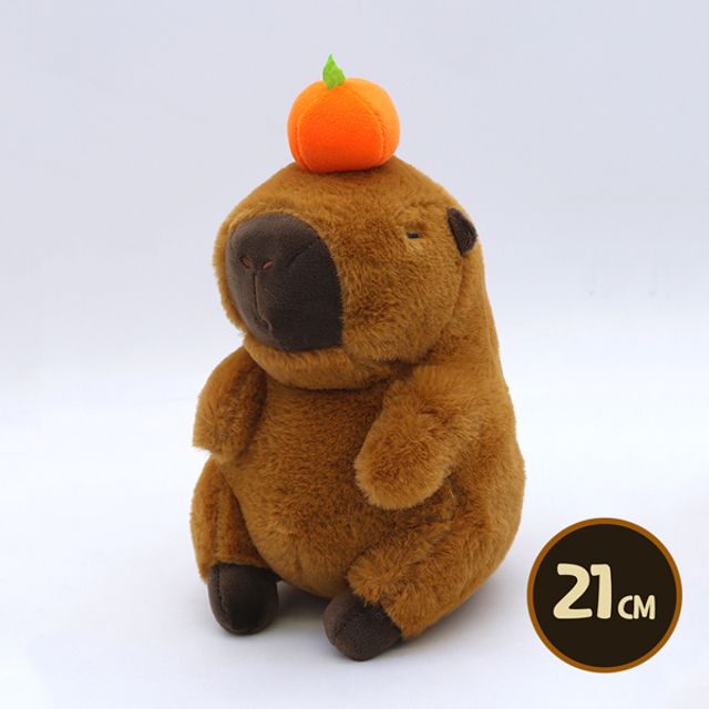 대형 카피바라 인형 21cm 애착 인형 크로스백