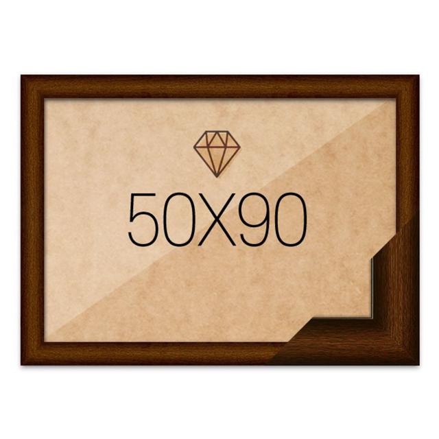 보석십자수액자 50x90 고급형 우드 브라운