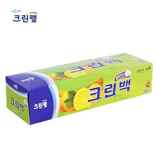 크린랲 크린 일회용 위생백 25x35cm 100매 비닐백 위생팩