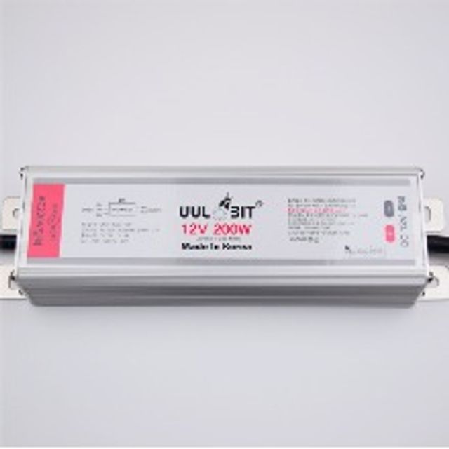 SMPS 방수형 안정기 200W DC12V - LED 전원 공급