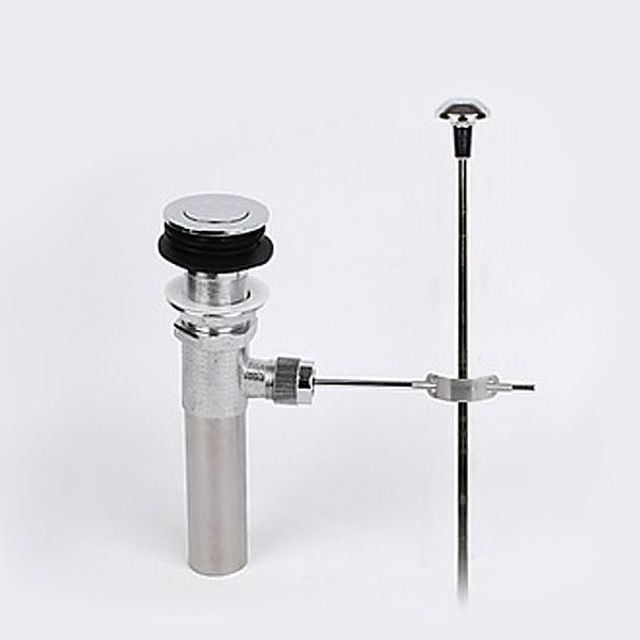 수도폽업 욕실부품 수동팝업150mm 세면기부속 트랩