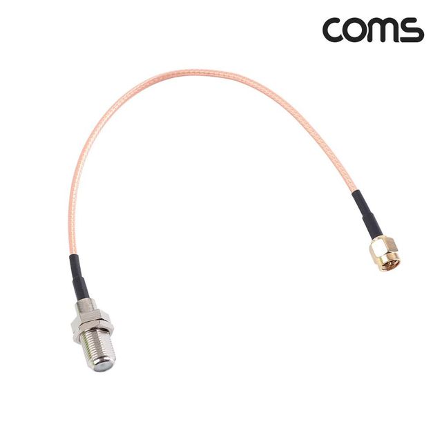 TBZ Coms 안테나 변환 젠더 케이블 SMA(M) to RF(F) 20cm BF241