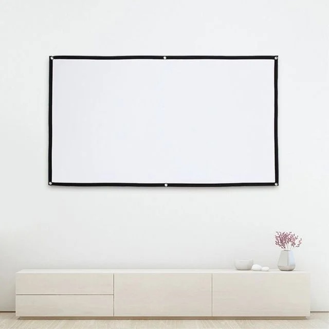 이동형 빔프로젝터 스크린 203x115cm