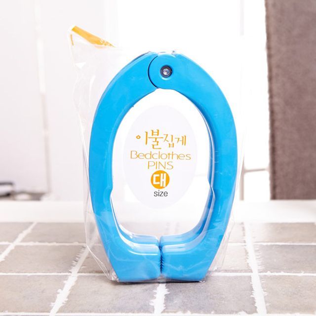 이불집게 블루 빨래집게 생활용품 빨래