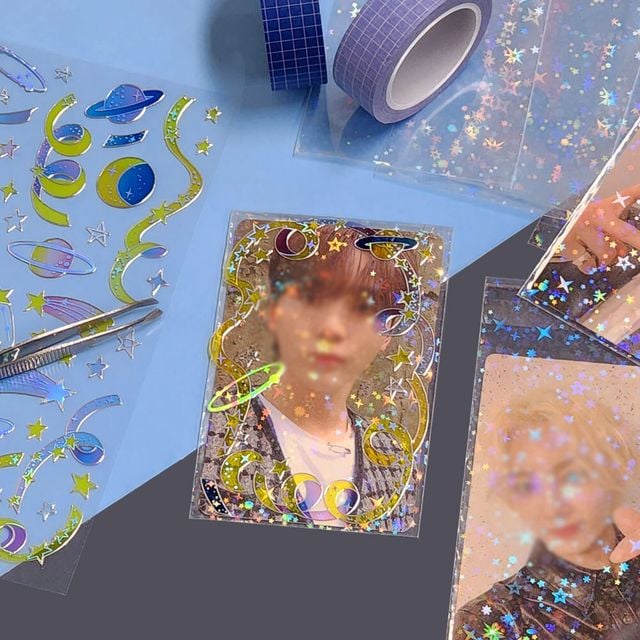 SFr 3인치 포카 비닐 별