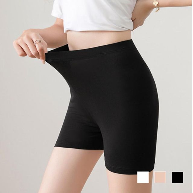 편안한 얇은 속바지 빅사이즈 2부바지 시원한 보정