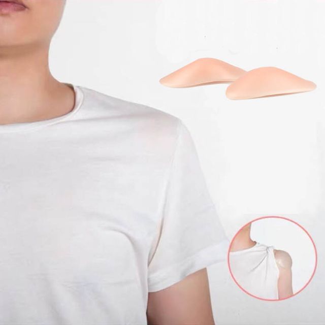 남성 실리콘 어깨 패드 2개입 1P 셔츠핏 숄더업 부착