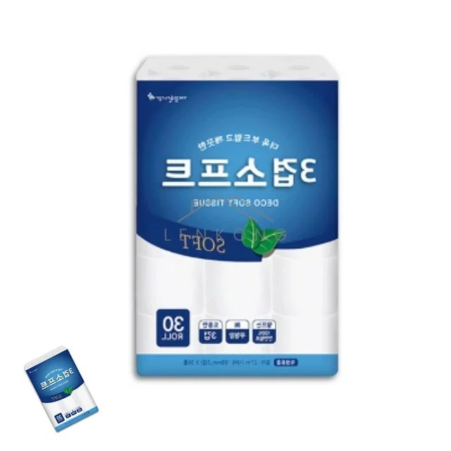 집들이 고급화장지 3겹 데코 소프트 화장지 30롤 27M