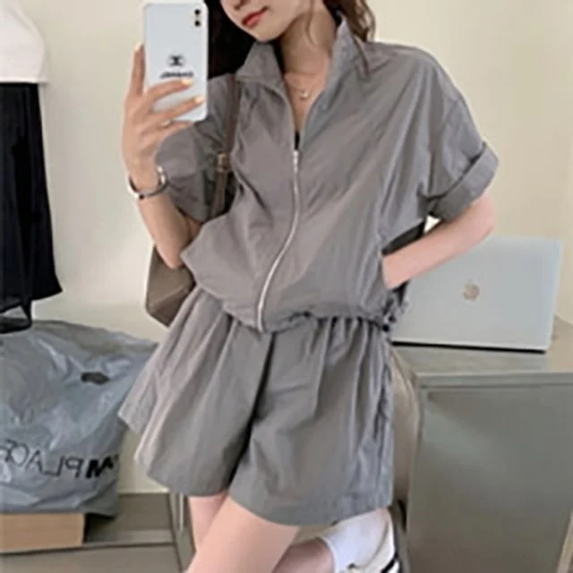 여자데일리 시즌 투컬러 아웃도어자켓