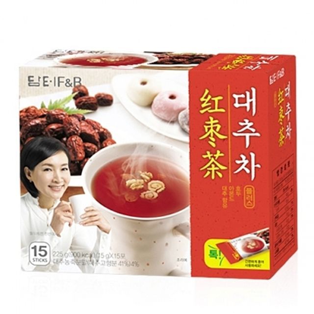 담터 대추차 15T - 전통 한방 차, 진한 대추 향과 달콤함