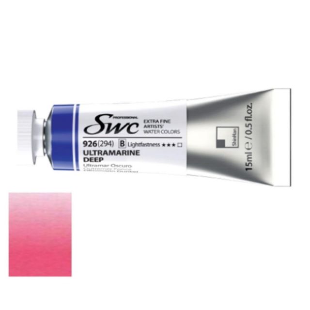 수채화물감 SWC B 15ml 225 브릴리언트핑크 3개입 아크릴물감 전문가용물감 미술물감
