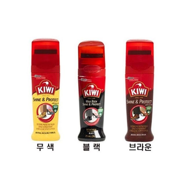 구두약 광택 수액형 구두솔 키위 바마 구두 관리
