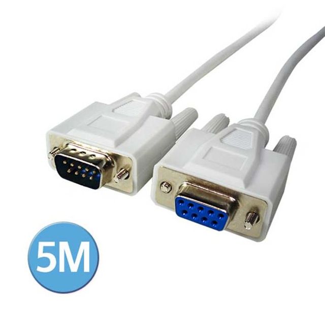 시리얼 연장 케이블 5M DB9P M-F